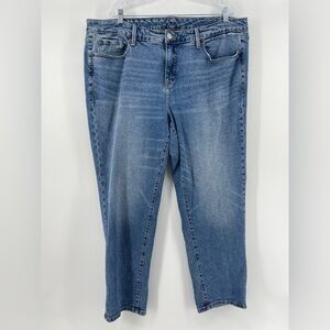 Torrid Boyfriend Ankle Jeans with Stretch, Medium Wash, Women's 20